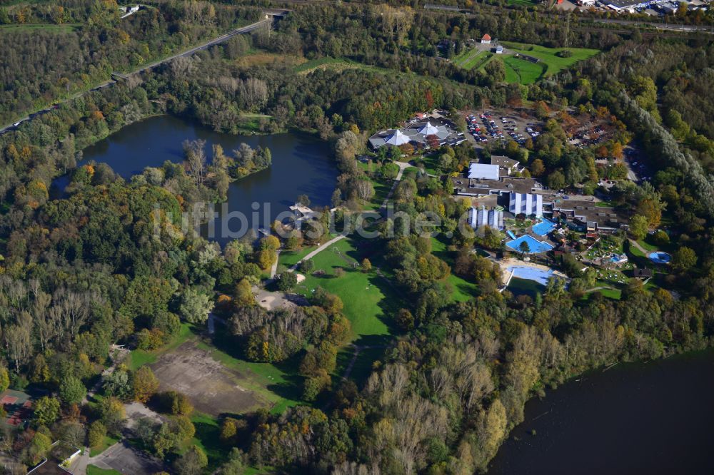 Luftbild Dortmund - Parkanlage Revierpark Wischlingen in Dortmund im Bundesland Nordrhein-Westfalen, Deutschland