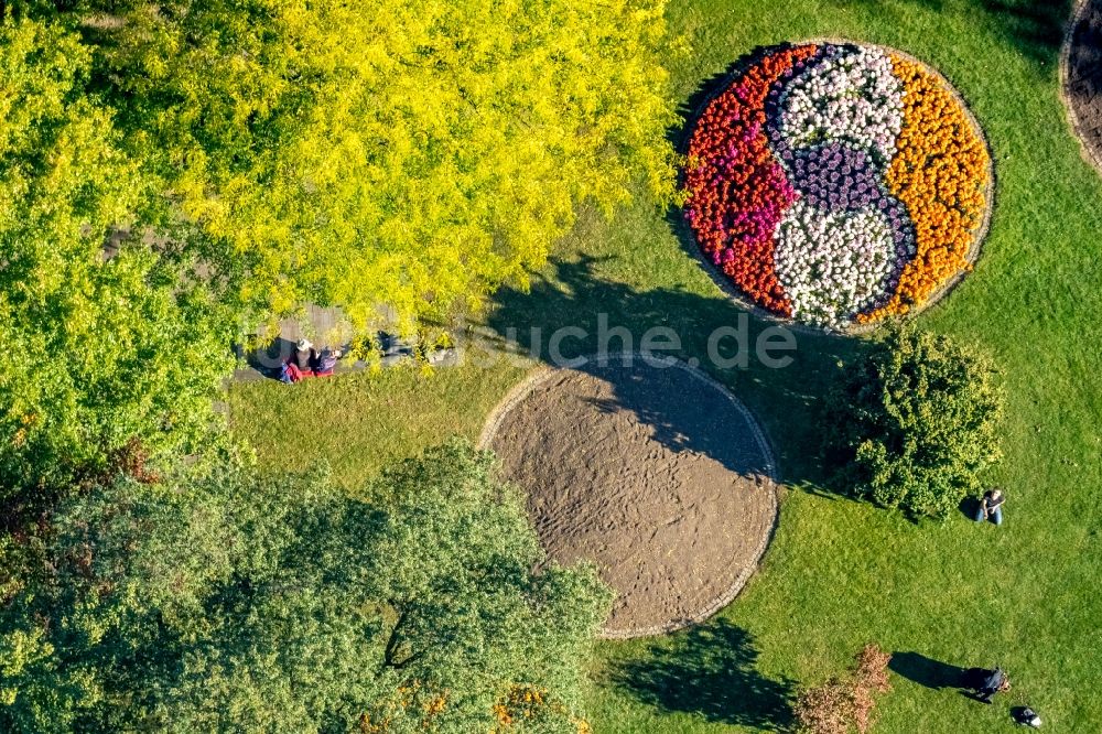 Luftaufnahme Siegen - Parkanlage Schloßpark in Siegen im Bundesland Nordrhein-Westfalen