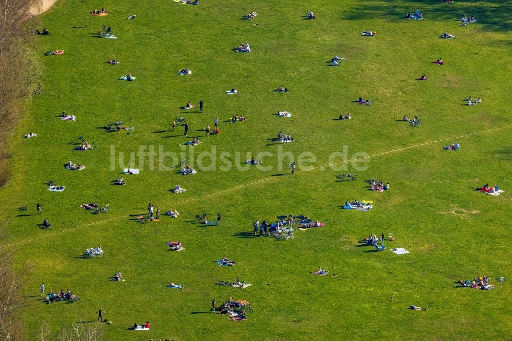 Luftaufnahme Dortmund - Parkanlage Tremoniapark in Dortmund im Bundesland Nordrhein-Westfalen, Deutschland