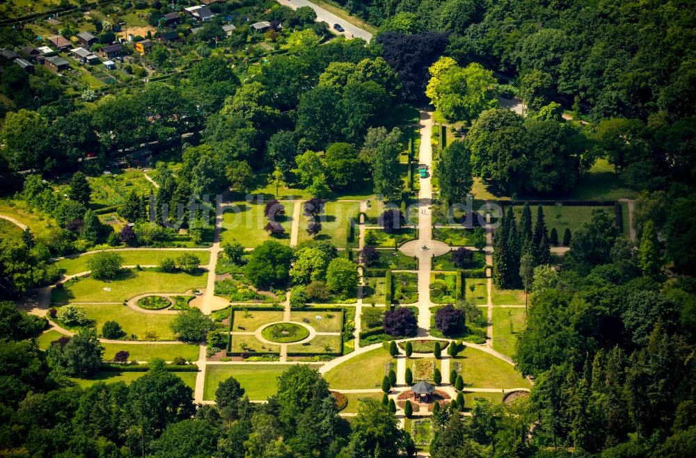 Luftaufnahme Hamburg - Parkanlage Volkspark in Hamburg