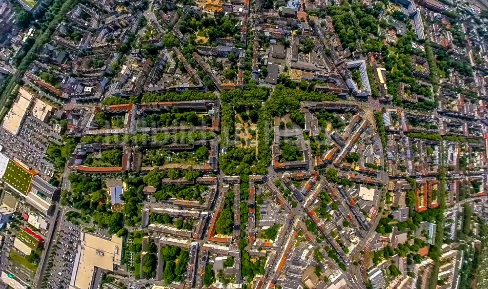 Dortmund aus der Vogelperspektive: Parkanlage Westpark in Dortmund im Bundesland Nordrhein-Westfalen, Deutschland