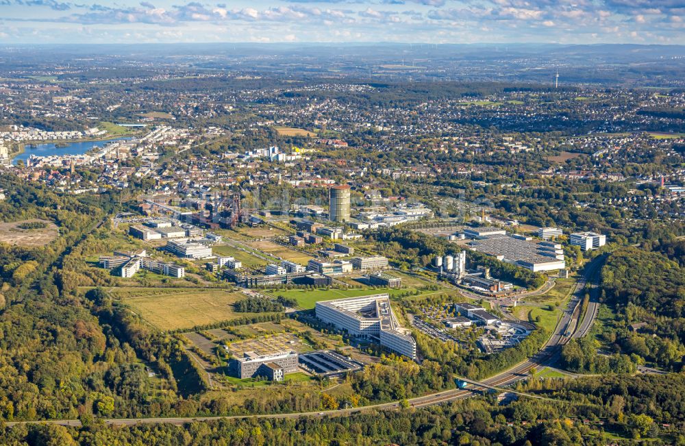 Luftaufnahme Dortmund - Parkanlage WiloPark im Ortsteil Phönix-West in Dortmund im Bundesland Nordrhein-Westfalen, Deutschland