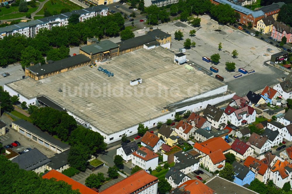 Bielefeld von oben - Parkdeck auf dem Einkaufszentrum in Bielefeld im Bundesland Nordrhein-Westfalen, Deutschland