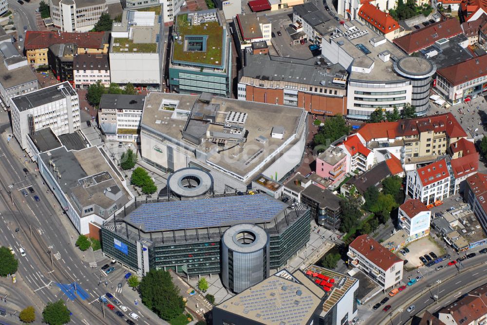 Ulm aus der Vogelperspektive: Parkhaus Deutschhaus in Ulm