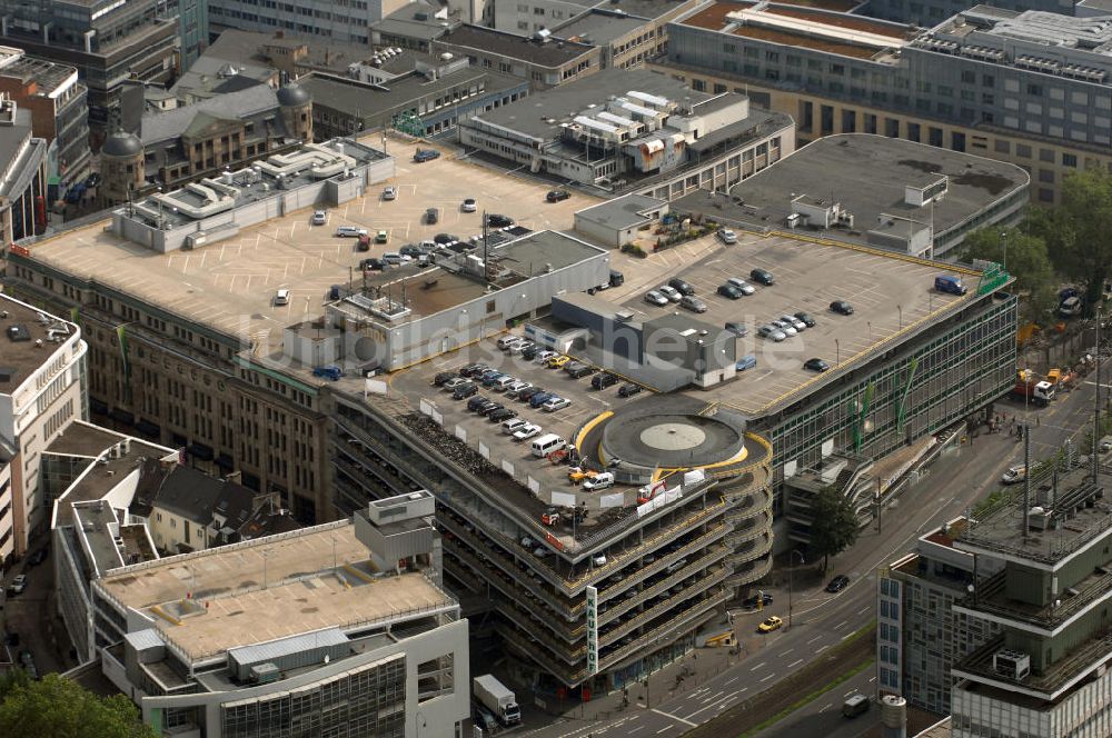 Luftbild Köln - Parkhaus Kaufhof Cäcilienstraße