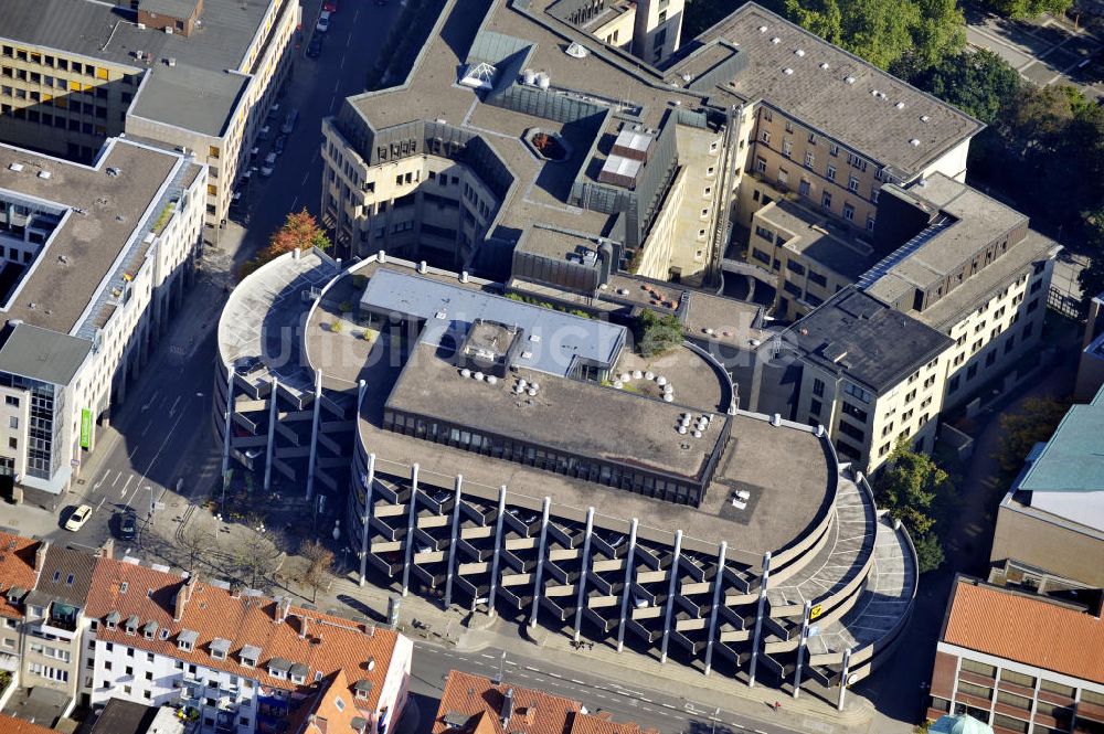 Luftaufnahme Hannover Parkhaus In Der Osterstrasse Und Deutsche Bundesbank In Hannover
