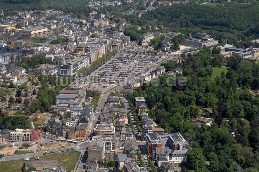 Luftbild Luxemburg - Parkplatz Luxemburg