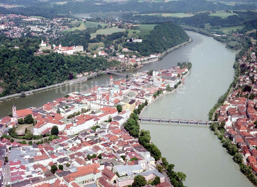 Luftbild Passau - Passau an der Donau.