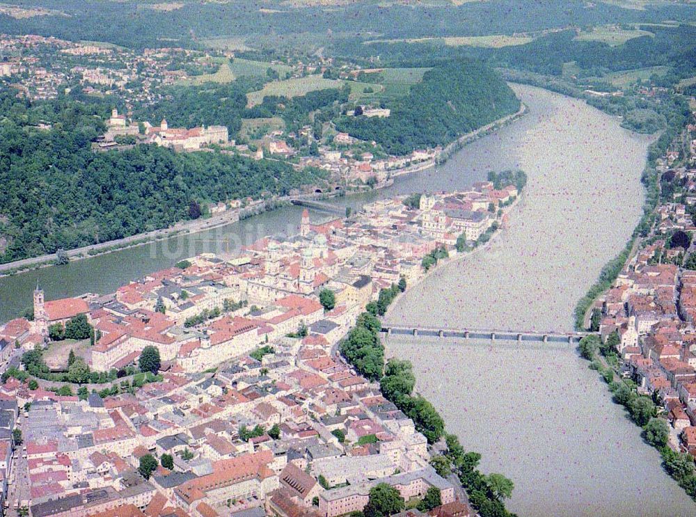 Luftaufnahme Passau - Passau an der Donau.