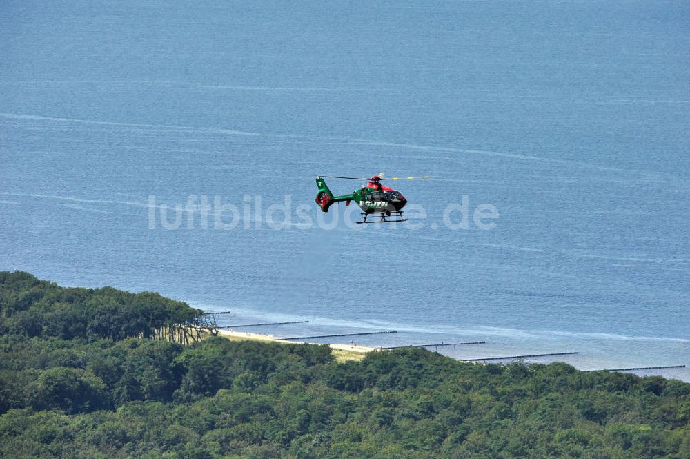 Graal-Müritz aus der Vogelperspektive: Patrouillenflug Polizeihubschrauber Mecklenburg-Vorpommern