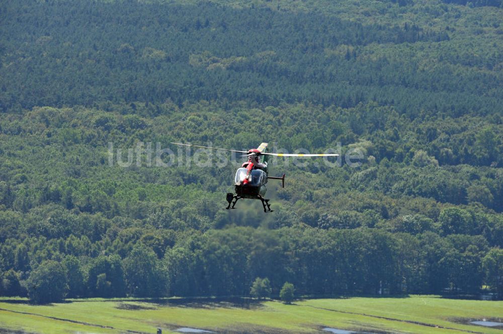 Luftbild Graal-Müritz - Patrouillenflug Polizeihubschrauber Mecklenburg-Vorpommern