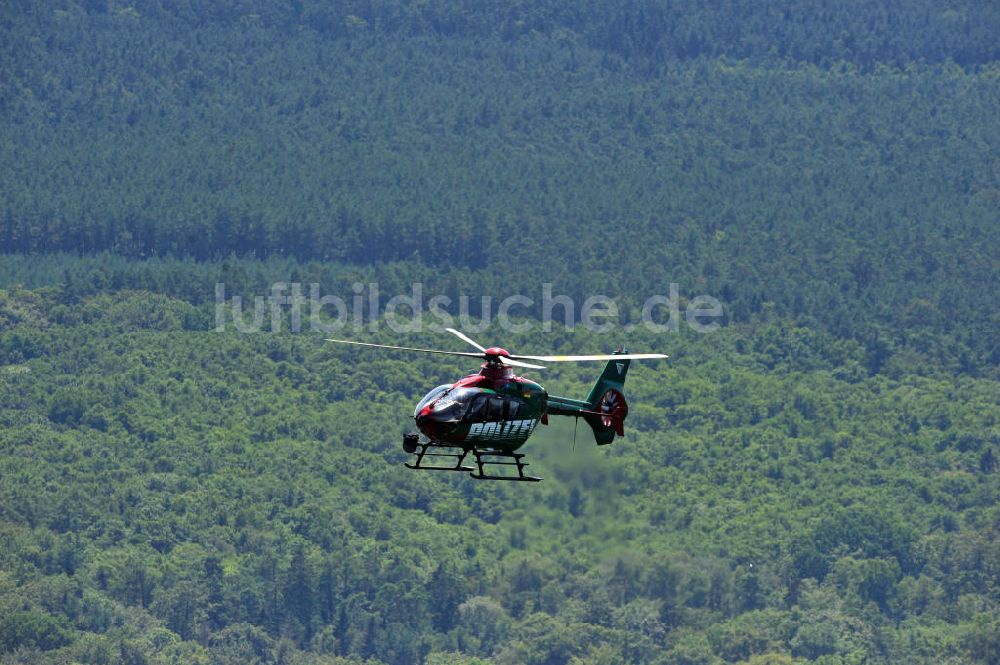 Luftaufnahme Graal-Müritz - Patrouillenflug Polizeihubschrauber Mecklenburg-Vorpommern