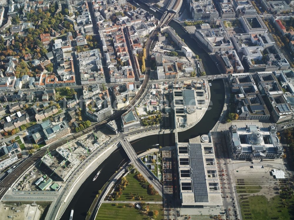 Berlin von oben - Paul-Löbe Haus in Berlin im Bundesland Berlin