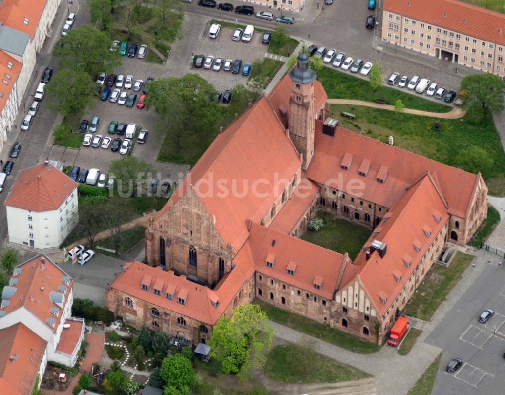 Brandenburg an der Havel aus der Vogelperspektive: Paulikloster in Brandenburg an der Havel im Bundesland Brandenburg