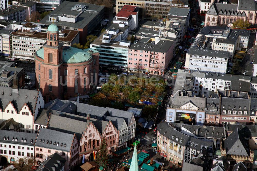 Luftaufnahme Frankfurt am Main - Paulskirche Frankfurt am Main