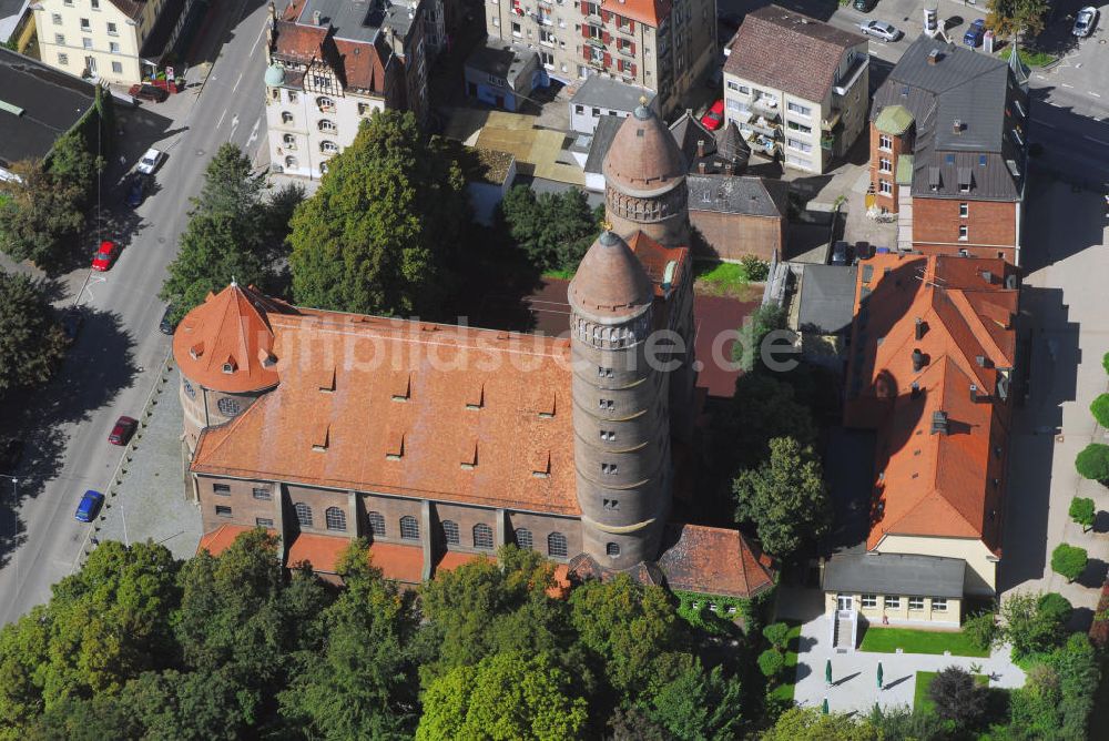 Luftaufnahme Ulm - Pauluskirche in Ulm