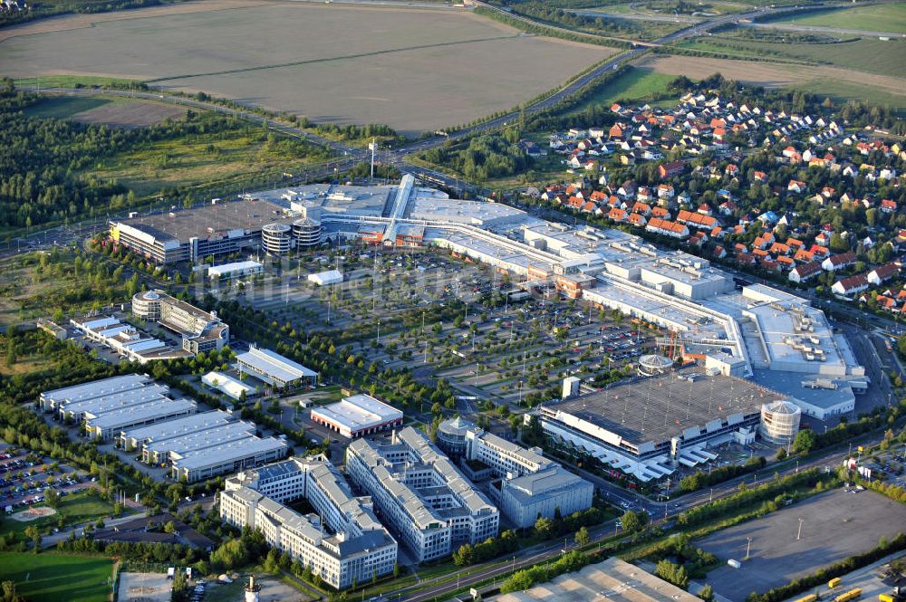 Leipzig - Paunsdorf aus der Vogelperspektive: Paunsdorf Center Leipzig