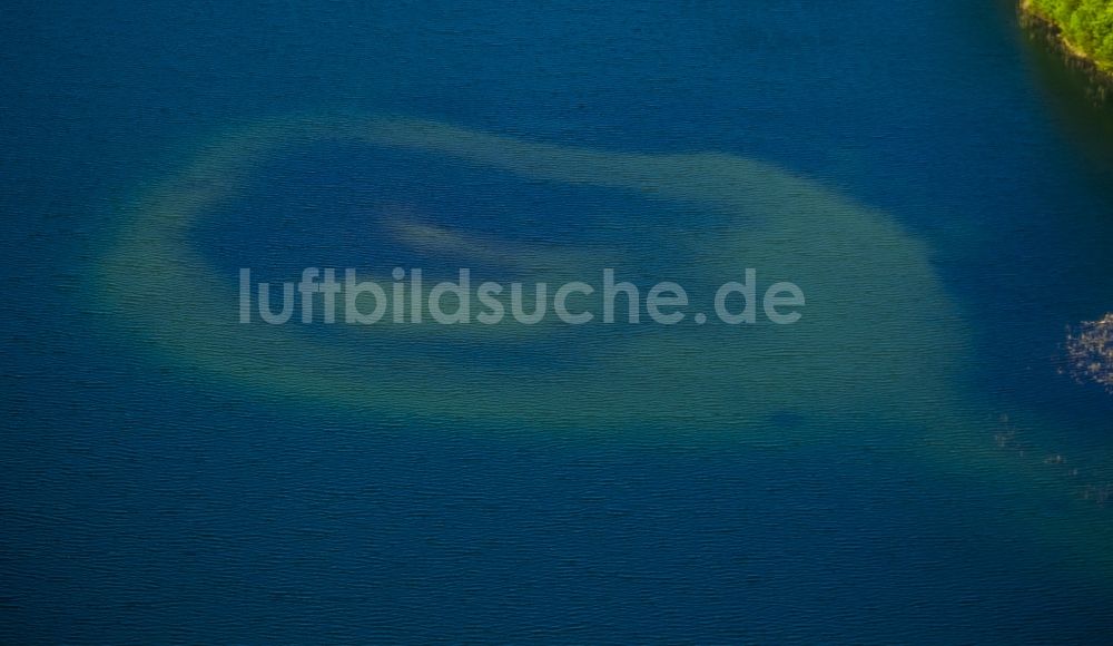 Fürstenberg/Havel OT Steinförd aus der Vogelperspektive: Peetschsee bei Steinförde in Fürstenberg/Havel im Bundesland Brandenburg