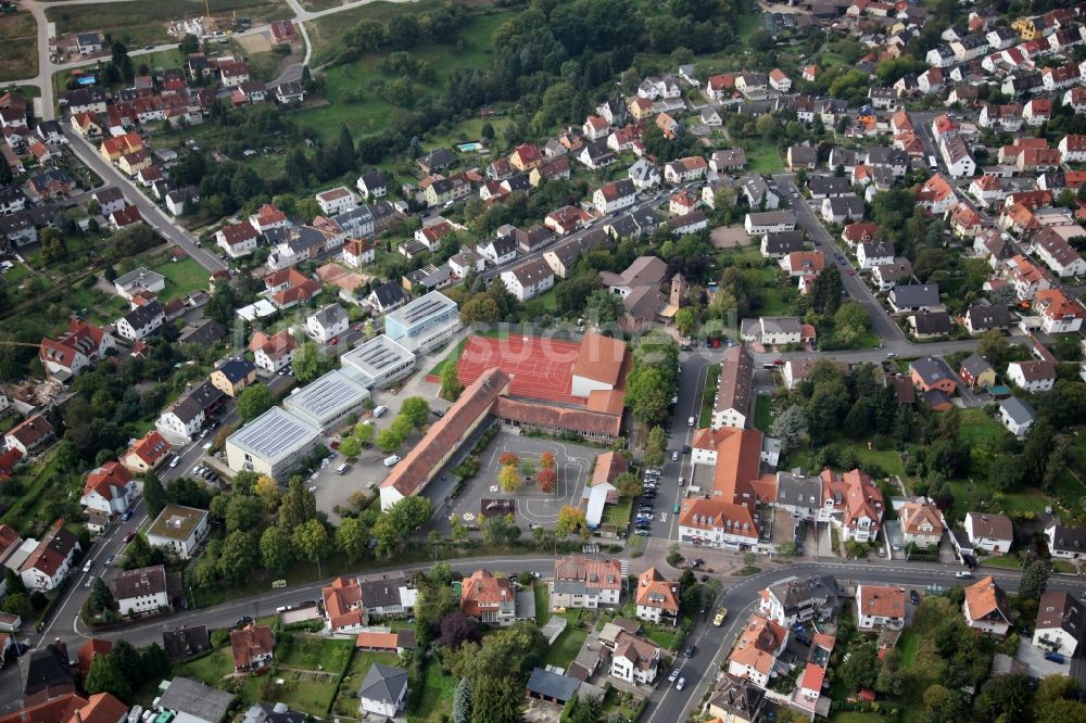 Luftaufnahme Aschaffenburg - Pestalozzigrundschule Aschaffenburg im Bundesland Bayern