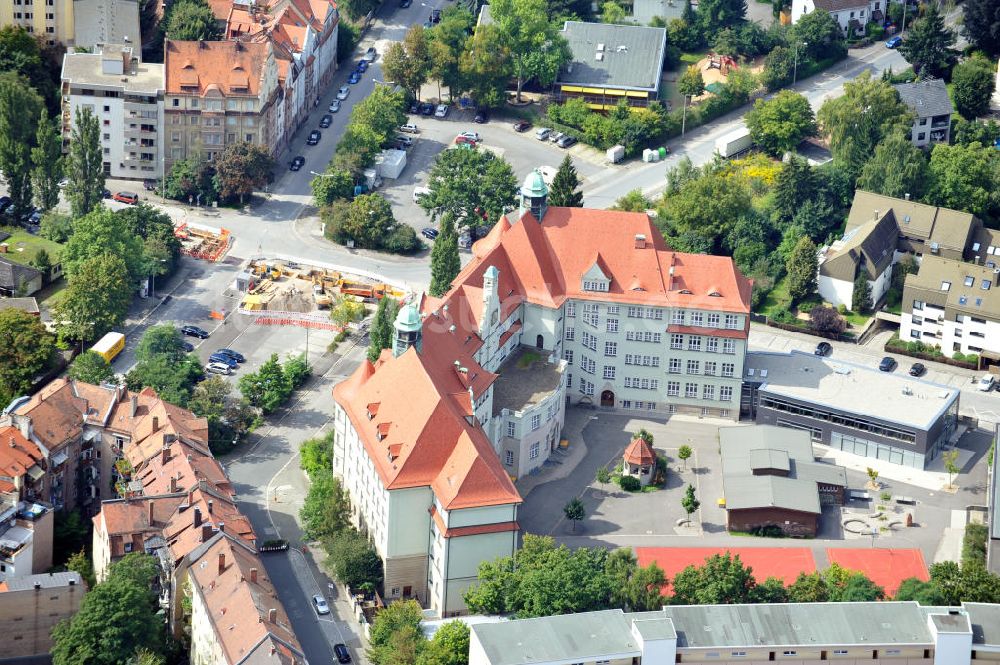 Luftbild Nürnberg - Peter-Vischer-Schule Nürnberg in Bayern