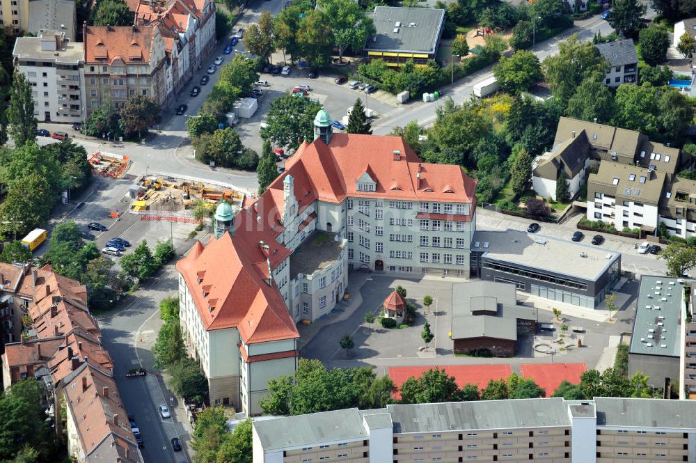 Luftaufnahme Nürnberg - Peter-Vischer-Schule Nürnberg in Bayern