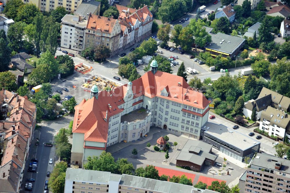 Nürnberg von oben - Peter-Vischer-Schule Nürnberg in Bayern