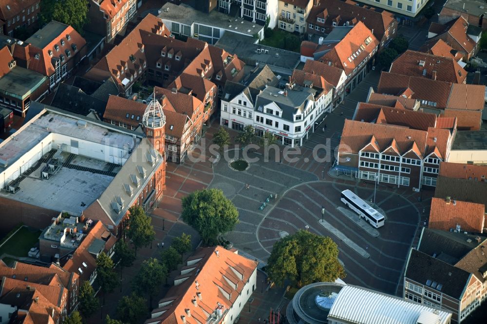 Luftbild Stade - Pferdemarkt im Innenstadt- Zentrum in Stade im Bundesland Niedersachsen