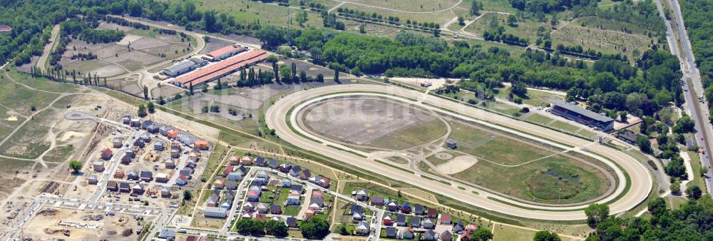 Luftaufnahme Berlin Karlshorst - Pferdesportpark Berlin-Karlshorst