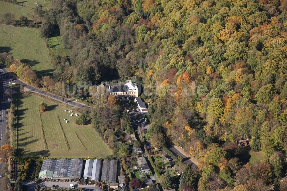 Luftaufnahme Wiesbaden - Phaistos zur Klostermühle in Wiesbaden im Bundesland Hessen