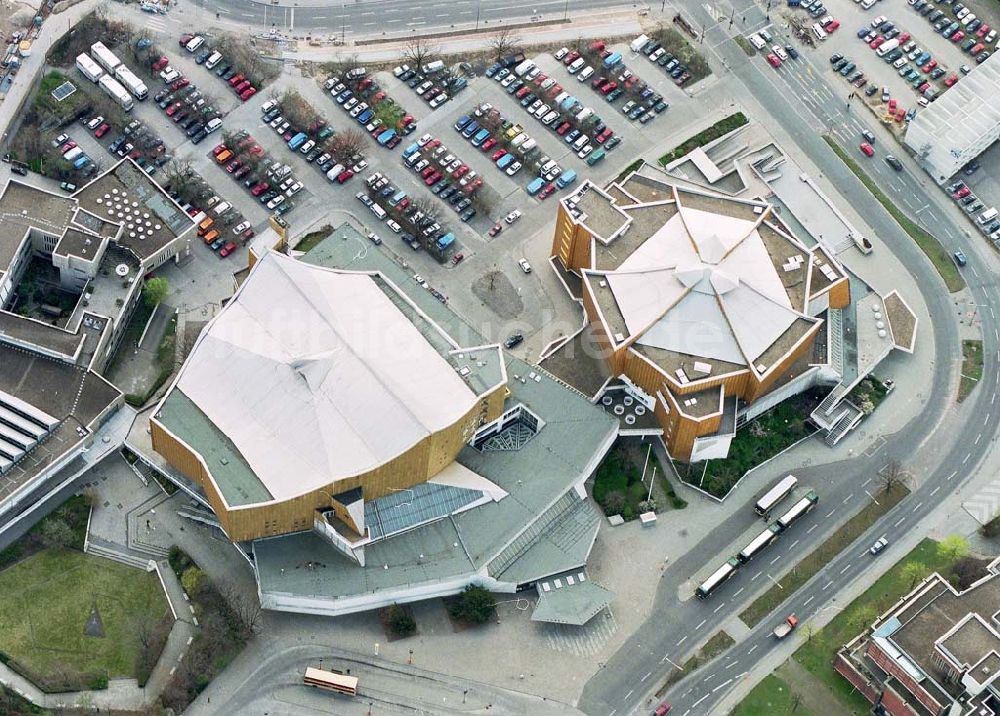 Luftbild Berlin - Tiergarten - Philharmonie in Berlin-Tiergarten