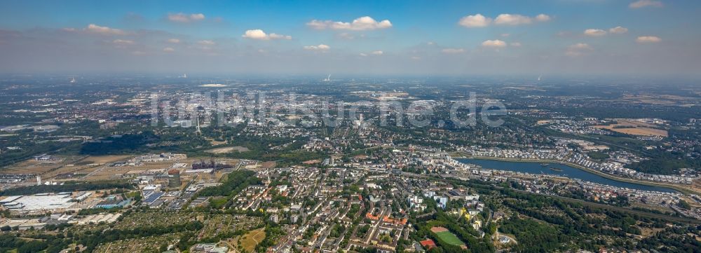 Luftbild Dortmund - PhoenixSee im Ortsteil Hörde in Dortmund im Bundesland Nordrhein-Westfalen, Deutschland