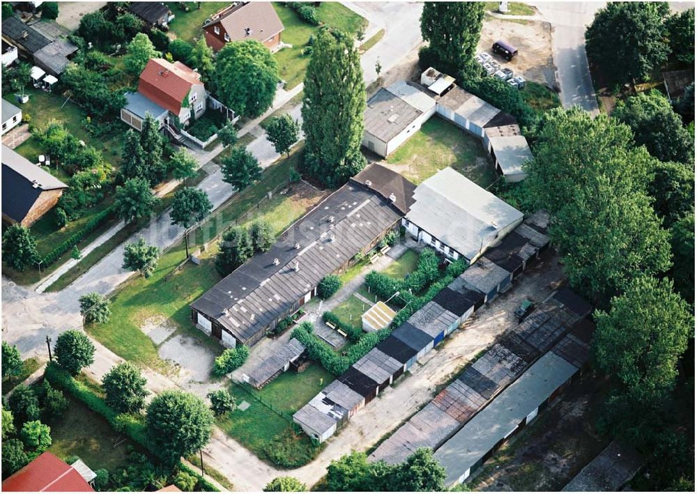 Luftaufnahme Bernau / Brandenburg - Planetarium Bernau.