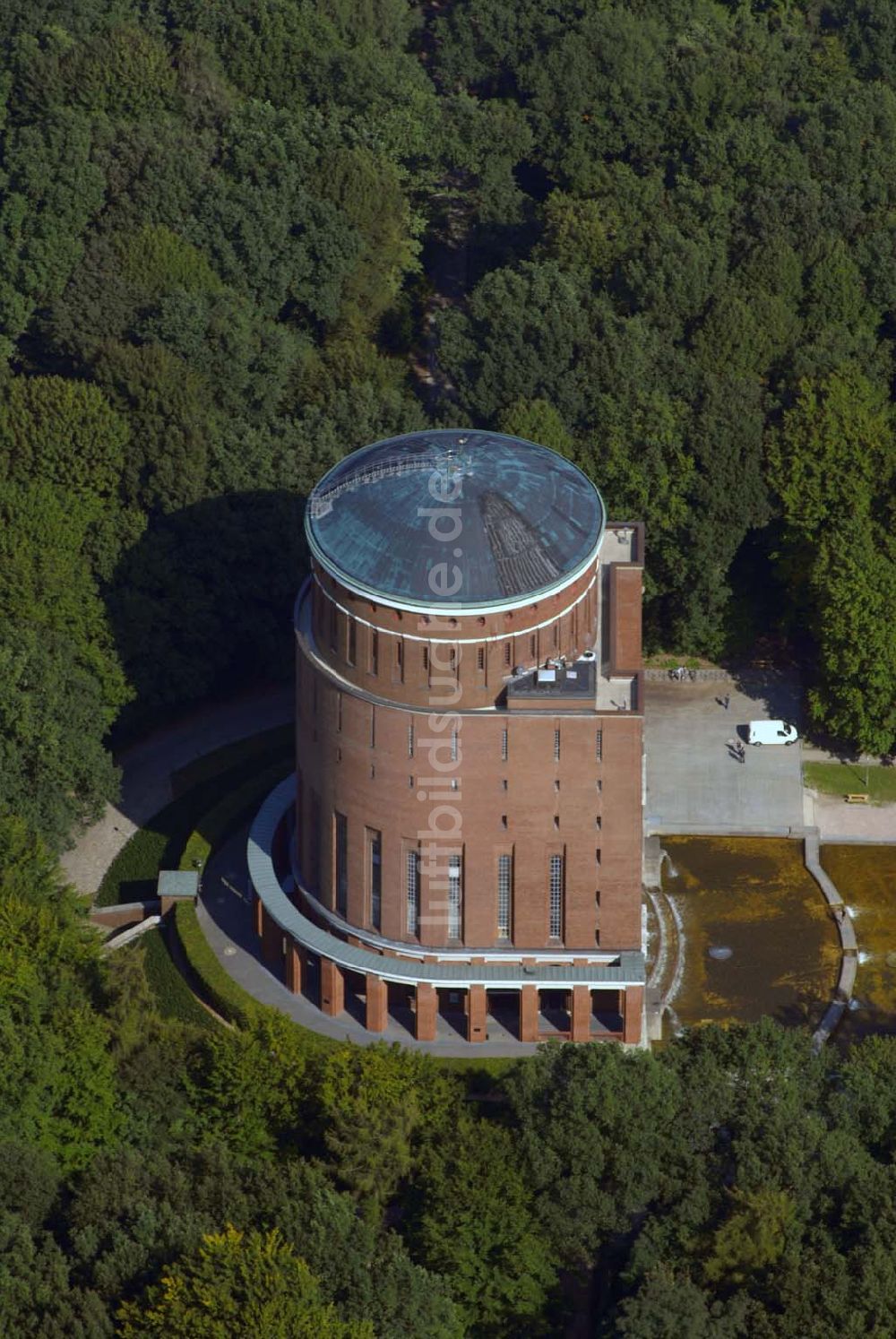 Hamburg von oben - Planetarium Hamburg