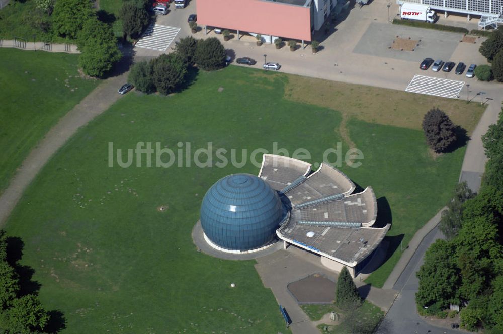 Luftbild Wolfsburg - Planetarium Wolfsburg in Niedersachsen