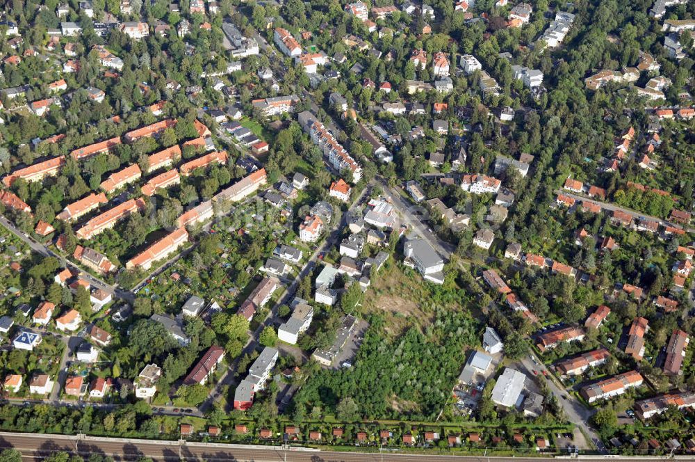 Luftaufnahme Berlin - Planfläche an der Hildburghauser Strasse in Berlin-Lankwitz