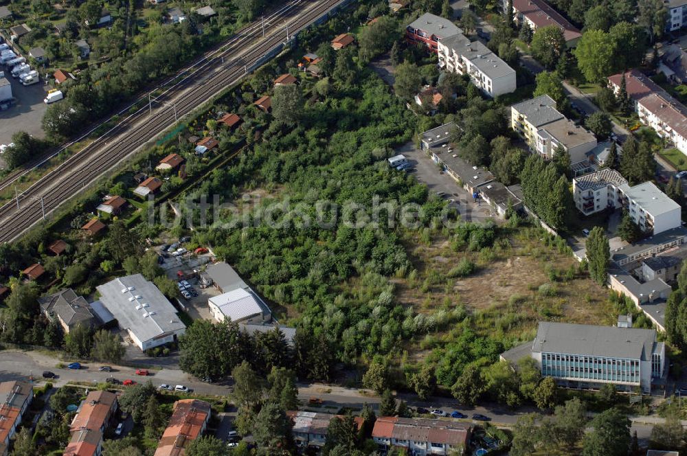 Luftbild Berlin - Planfläche an der Hildburghauser Strasse in Berlin-Lankwitz