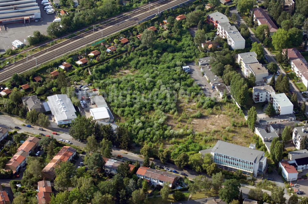 Luftaufnahme Berlin - Planfläche an der Hildburghauser Strasse in Berlin-Lankwitz