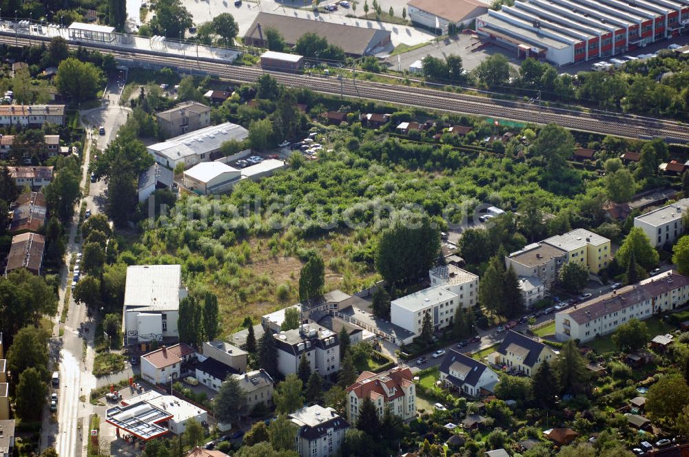 Luftbild Berlin - Planfläche an der Hildburghauser Strasse in Berlin-Lankwitz