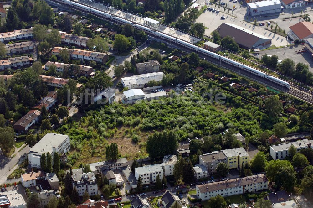 Berlin von oben - Planfläche an der Hildburghauser Strasse in Berlin-Lankwitz