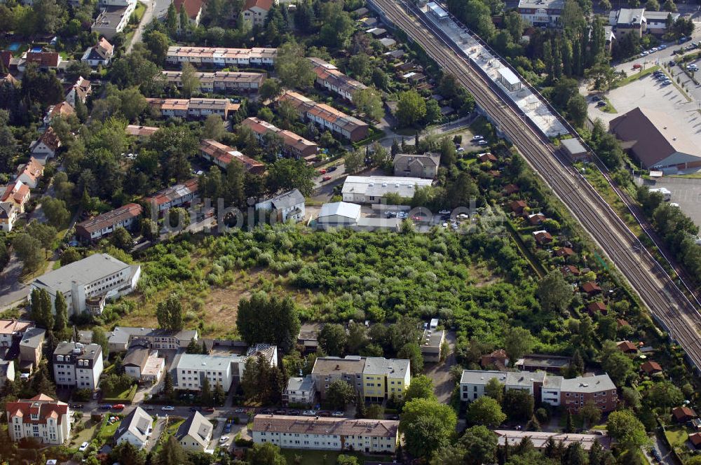 Berlin aus der Vogelperspektive: Planfläche an der Hildburghauser Strasse in Berlin-Lankwitz