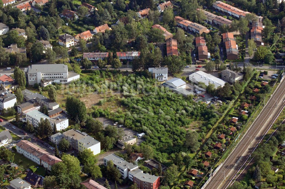 Luftaufnahme Berlin - Planfläche an der Hildburghauser Strasse in Berlin-Lankwitz