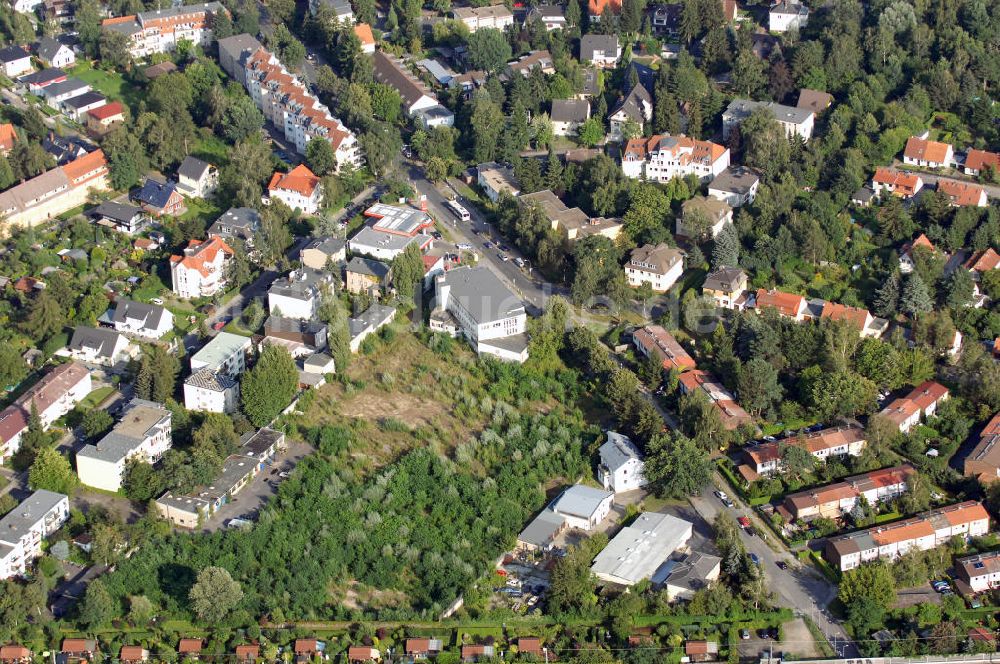 Berlin von oben - Planfläche an der Hildburghauser Strasse in Berlin-Lankwitz