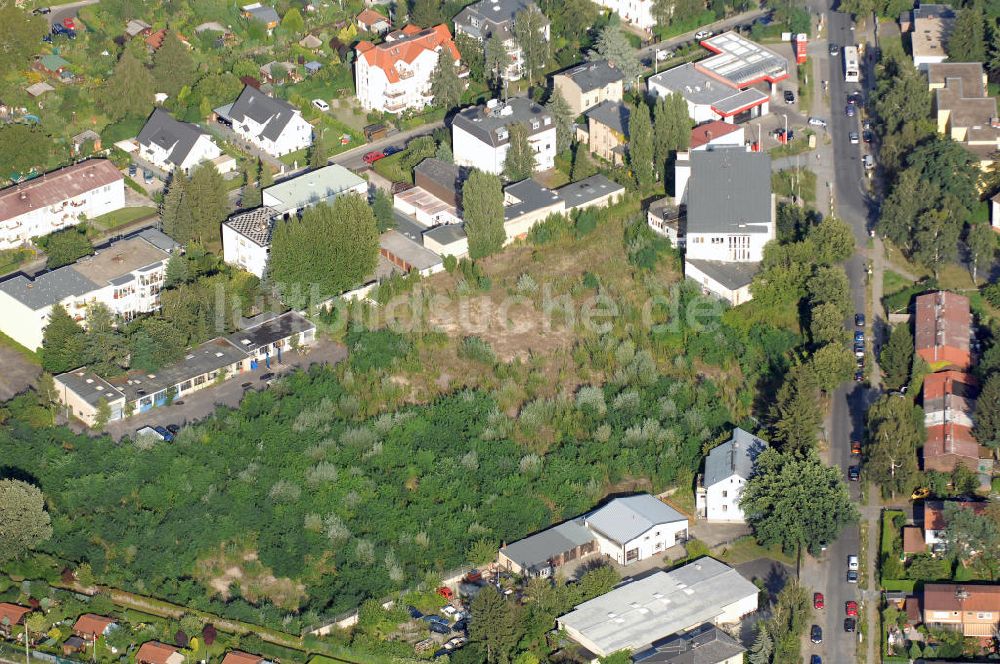 Luftbild Berlin - Planfläche an der Hildburghauser Strasse in Berlin-Lankwitz