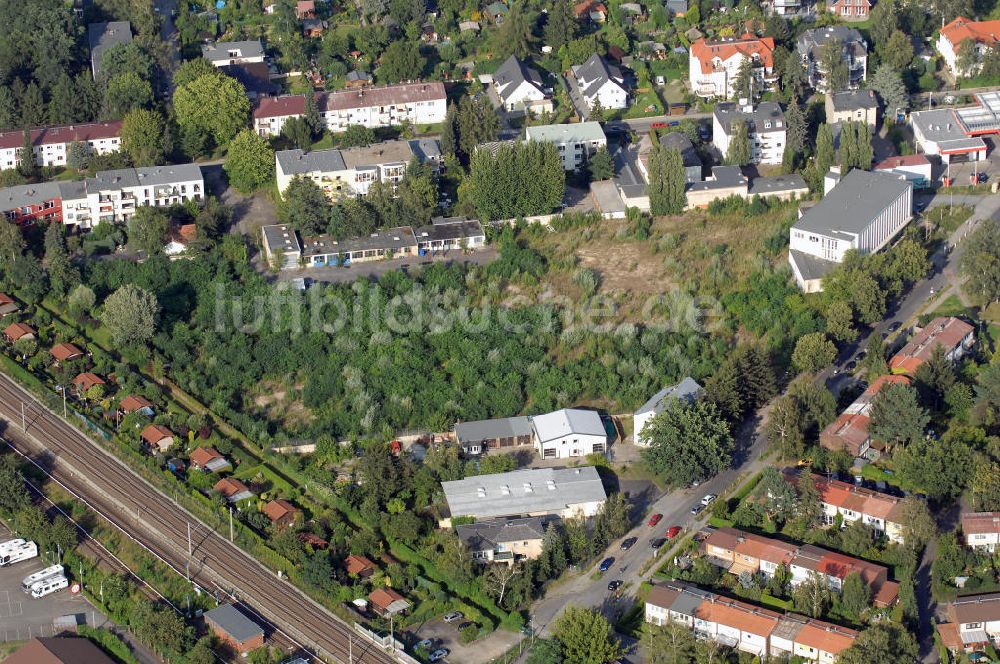 Luftaufnahme Berlin - Planfläche an der Hildburghauser Strasse in Berlin-Lankwitz