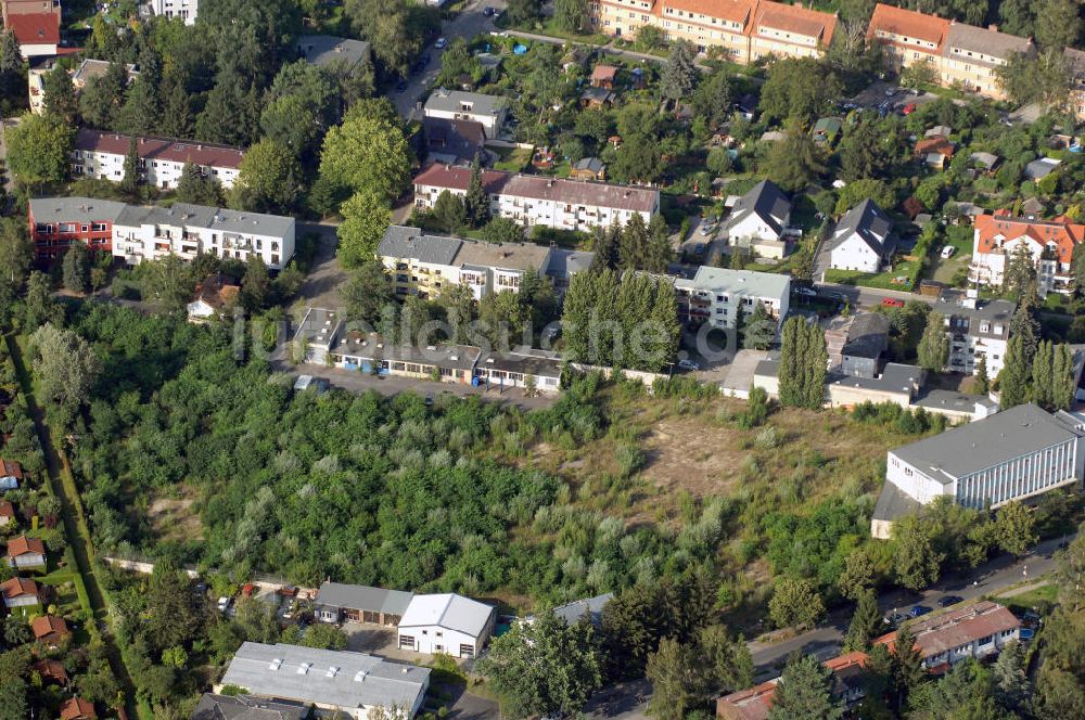 Berlin aus der Vogelperspektive: Planfläche an der Hildburghauser Strasse in Berlin-Lankwitz