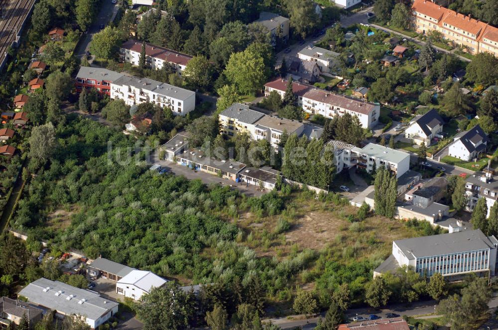 Luftbild Berlin - Planfläche an der Hildburghauser Strasse in Berlin-Lankwitz