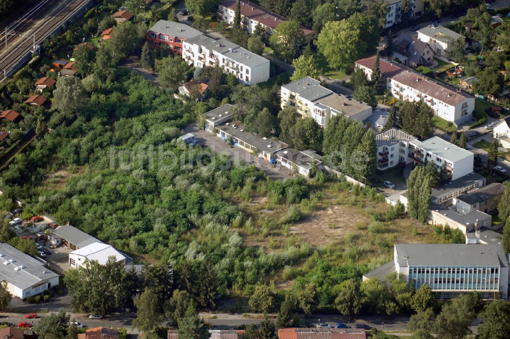 Luftaufnahme Berlin - Planfläche an der Hildburghauser Strasse in Berlin-Lankwitz