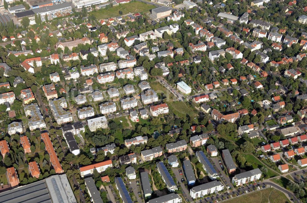 Luftbild Berlin - Planfläche an der Waldemarstraße in Berlin-Niederschönhausen