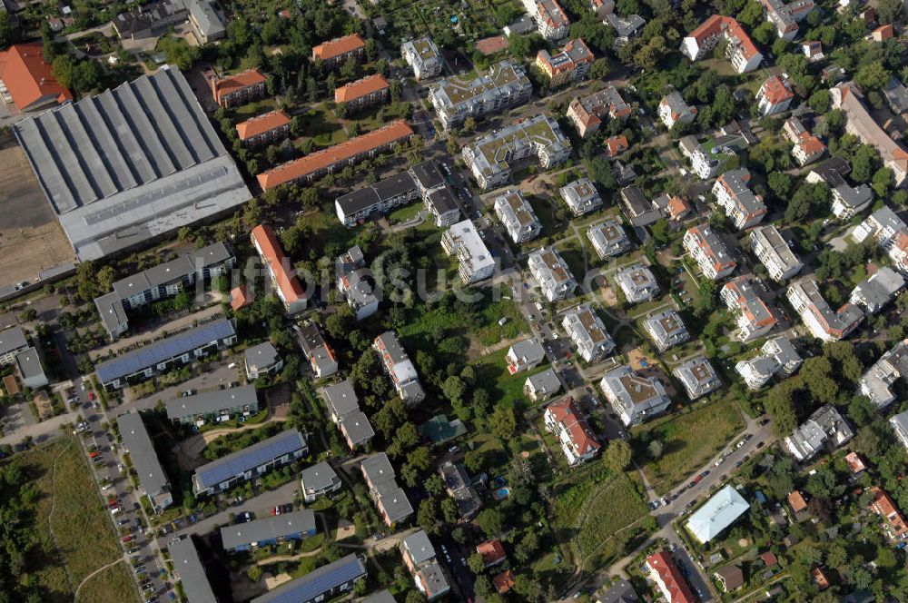 Luftaufnahme Berlin - Planfläche an der Waldemarstraße in Berlin-Niederschönhausen