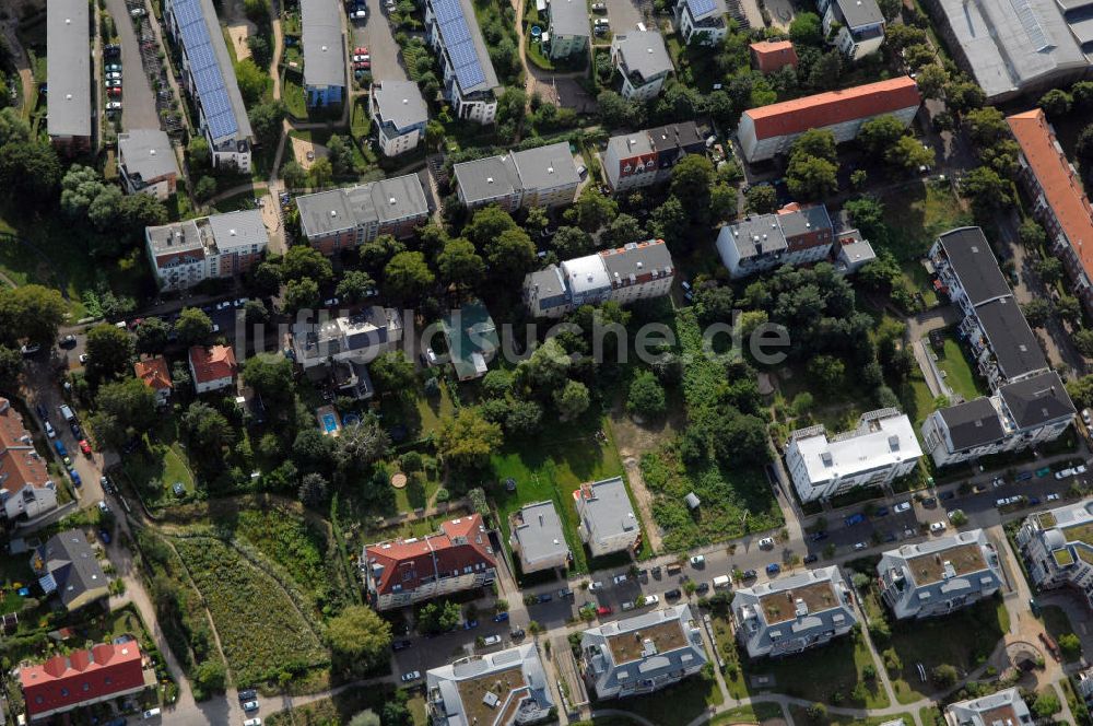 Luftbild Berlin - Planfläche an der Waldemarstraße in Berlin-Niederschönhausen